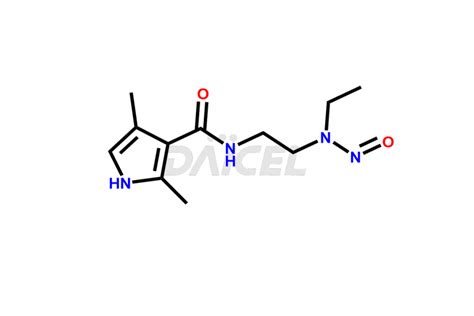 N 2 Ethyl Nitroso Amino Ethyl 2 4 Dimethyl 1H Pyrrole 3 Carboxamide