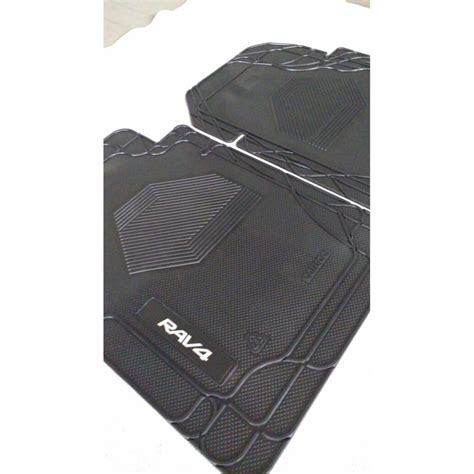 Tapete Personalizado PVC Rav 4 10 preto 3Pç Casa das Capotas