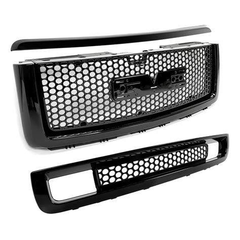 Buy Hecasa Front Hood Molding Upper Lower Grilles Compatible With