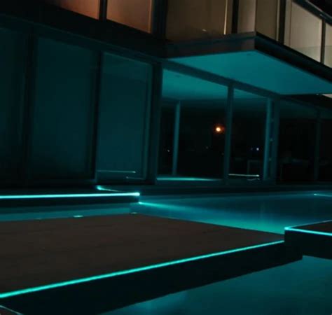 Fiber Optic Swimming Pool Perimeter Lighting Fiber Optic Lighting And