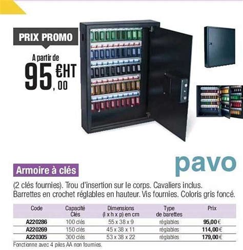 Promo Armoire Cl S Pavo Chez Calipage Icatalogue Fr