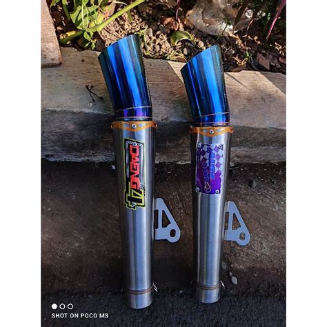 Exhaust Aun Daeng Sai4 Conical Only Canister Inlet 51mm Shopee