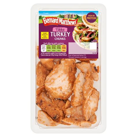 Bernard Matthews Tikka Turkey Chunks 80g Bb Foodservice