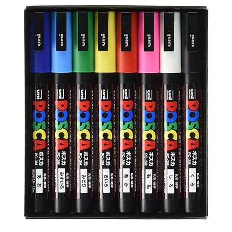 Posca Pc M Mm Set Japon S De Colores