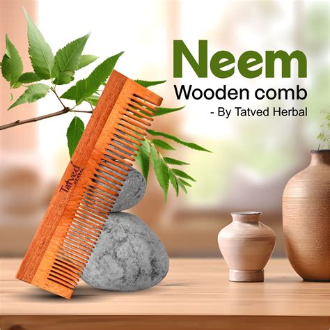 Neem Wooden Comb - Tatvedherbal