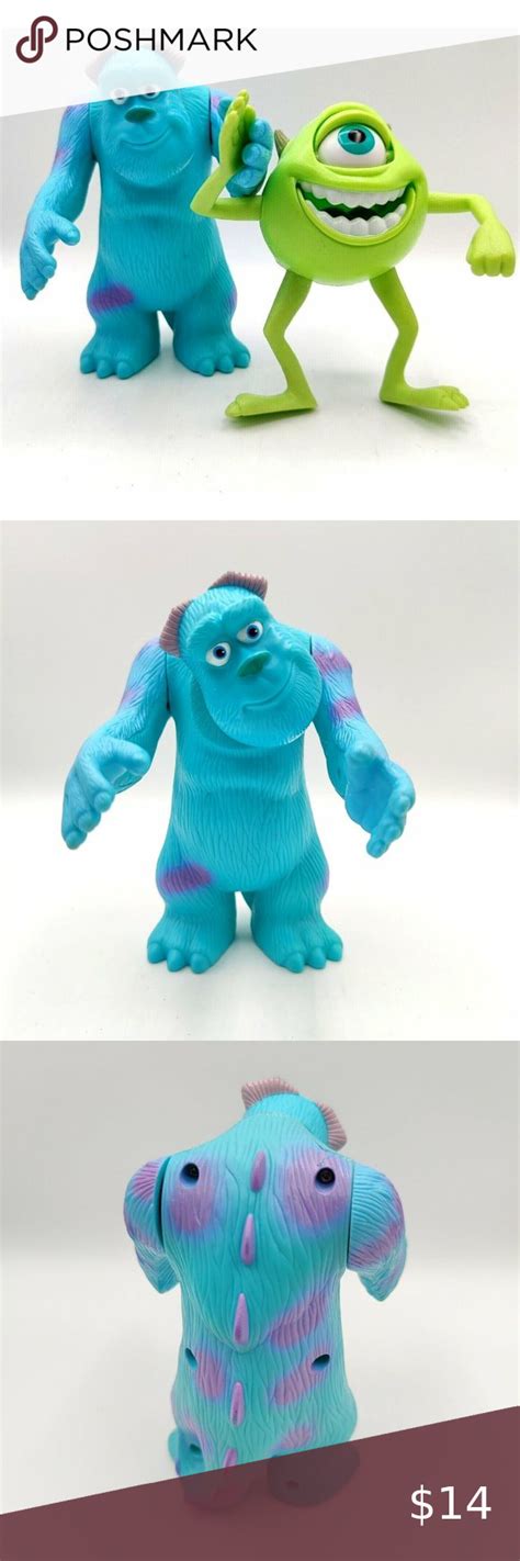 Mike Wazowski Sully Toy Action Figures Monsters Inc Disney Pixar Mcdonalds