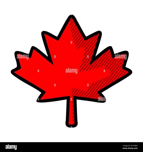 Maple Leaf Vector Icon Maple Leaf Vector Illustration Canada Vector