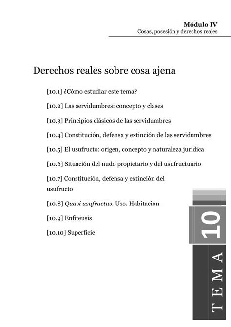 PDF Derechos Reales Sobre Cosa Ajena UNIR 2019 03 18 Derechos