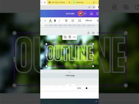 Webon — How To Outline Text In Canva