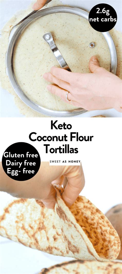 Keto Coconut Flatbread Recipe 2 6g Net Carbs Sweetashoney Sah