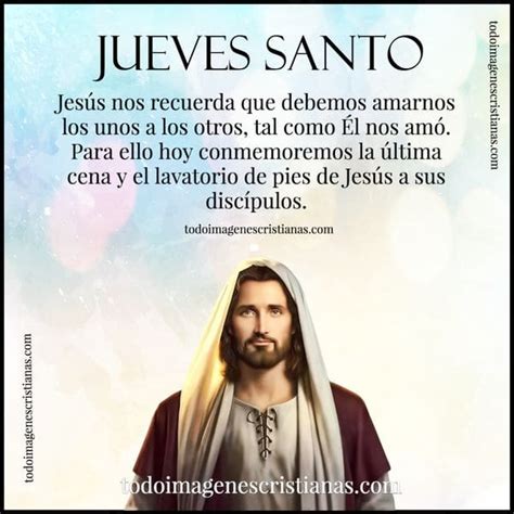 10 Imágenes De Jueves Santo Con Frases Para Descargar Gratis