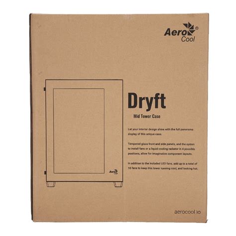 Case เคส Aerocool Dryft Black Atx Dryft Bk V2