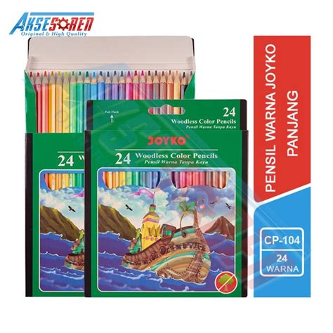 Jual Pensil Warna Joyko CP 104 24 Warna Alat Tulis Gambar Pencil