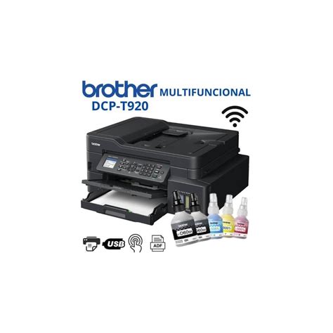 Ripley Impresora Multifuncional Brother Dcp T Dw Wifi Duplex Adf