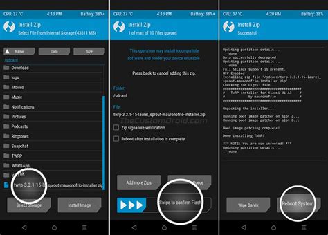 Install Twrp Recovery On Xiaomi Mi A Laurel Sprout The Step By