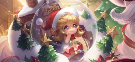 Anime Christmas Anime Girls Blue Eyes Santa Hats Blonde Hd Wallpaper Rare Gallery