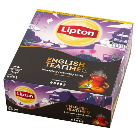 Lipton English Teatime Herbata Czarna G Torebki Zakupy