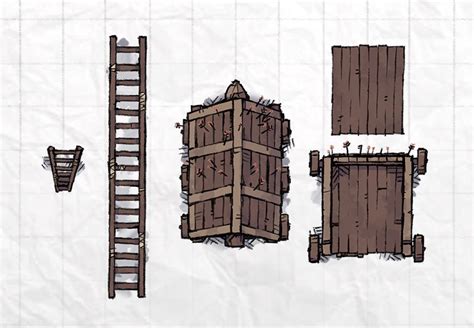 Siege Weapons | Map Assets by 2-Minute Tabletop