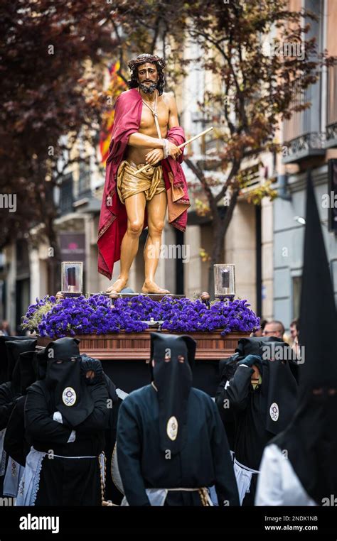Semana Santa 2022 Celebrada En Zaragoza Stock Photo Alamy