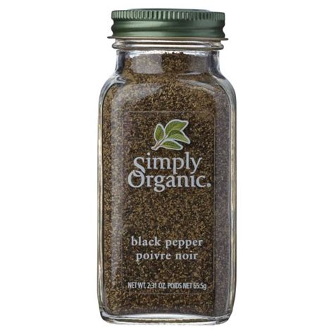 Simply Organic Spices Black Pepper 65g Whistler Grocery Service And Delivery