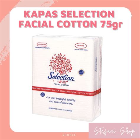 Jual Kapas Selection Facial Cotton Gr Shopee Indonesia