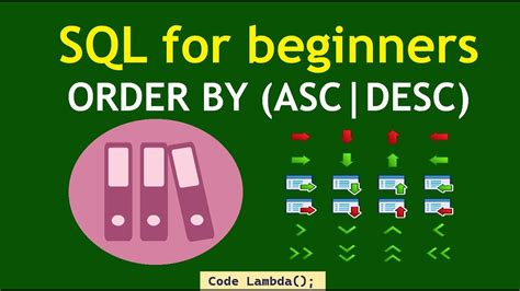 SQL For Beginners ORDER BY ASC DESC 2023 YouTube