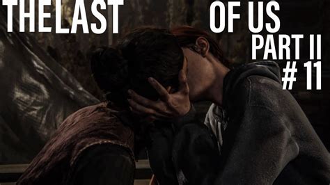 The Last Of Us Part 2 The Kiss Between Dina And Ellie Gameplay Commentary Youtube