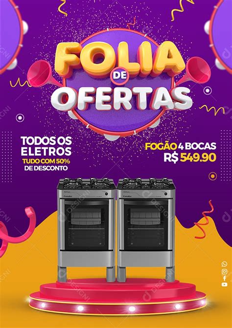 Folia De Ofertas Todos Os Eletros Tudo De Desconto Social Media