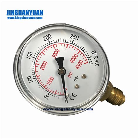 Stainless Steel Bayonet Type Industrial Bimetal Thermometer Pressure