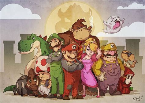 Mario Bros - The family by https://www.deviantart.com/rogierb on ...