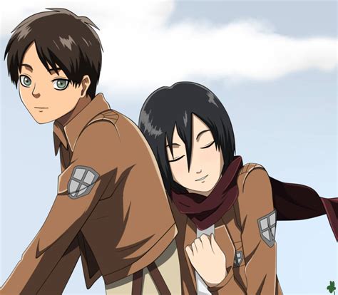 Eren And Mikasa By Odieluvnikki On Deviantart