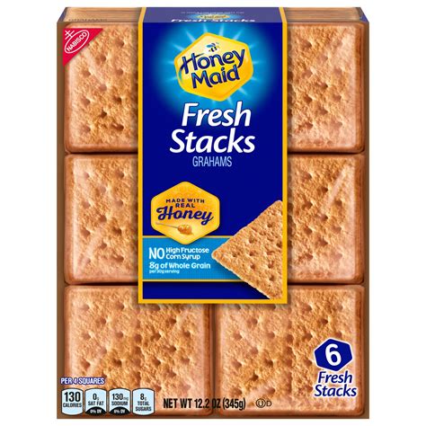 Nabisco Honey Maid Fresh Stacks Honey Grahams Shop Cookies At H E B