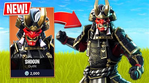 New Legendary Samurai Shogun Skin Fortnite Live Gameplay Youtube