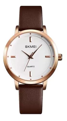 Reloj Skmei Analog 1457 para mujer marrón y rosa MercadoLibre