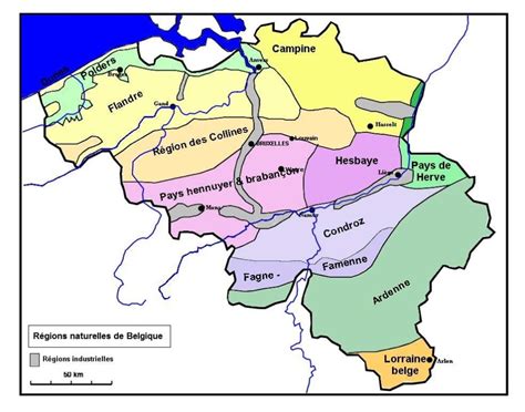 Les Grands Paysages De Belgique Et Loccupation Du Sol En Milieu Rural