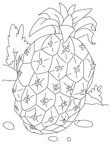 Free Printable Pineapple Coloring Pages For Kids