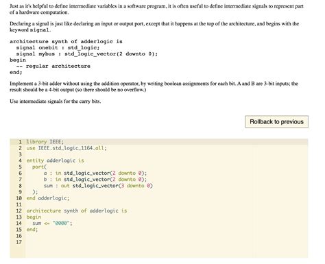 Solved Just As Its Helpful To Define Intermediate Variables