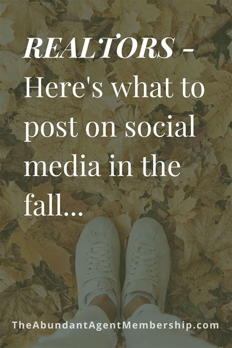 Fall Real Estate Social Media Post Ideas For Realtors In 2023 Real