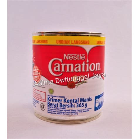 Jual Nestle Carnation Krimer Kental Manis 365gr Shopee Indonesia