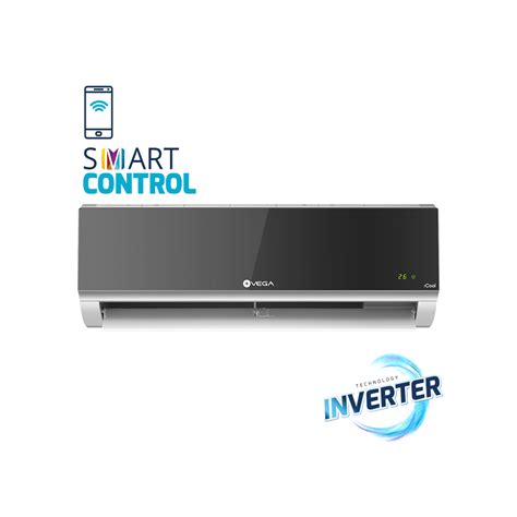 Vega Climatiseur Inverter Smart 12000 Btu Chaud Froid Icool Noir