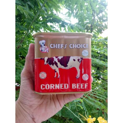 Chefs Choice Corned Beef 340g Product Of Usa Halal Shopee Philippines