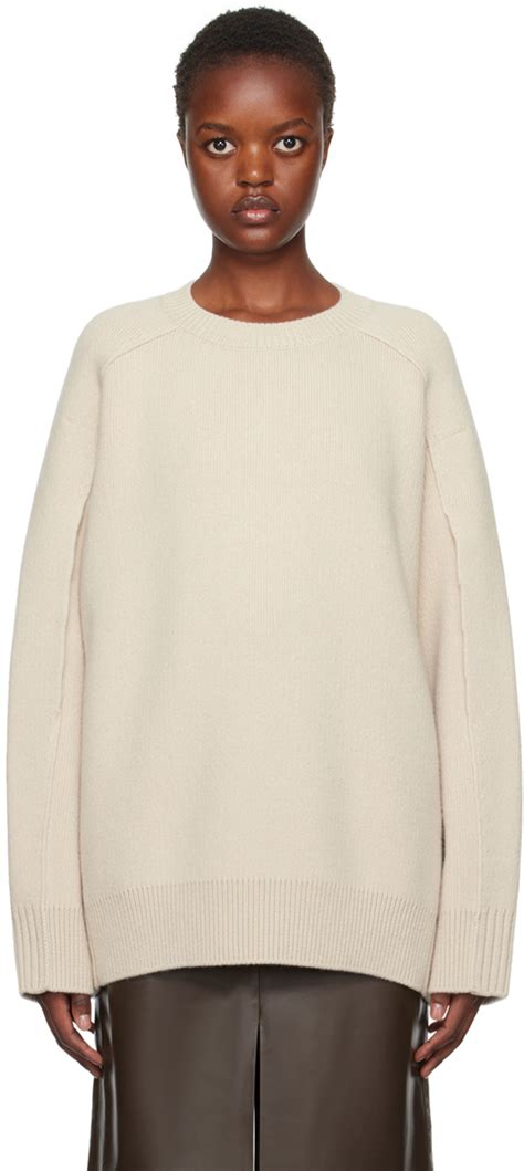 Beige Cape Sweater By Lanvin On Sale
