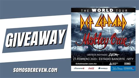 Participa Y Gana Un Acceso Doble Para El Concierto De Def Leppard Y