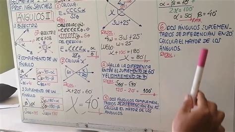 Geometria Angulos 2do Secundaria Youtube