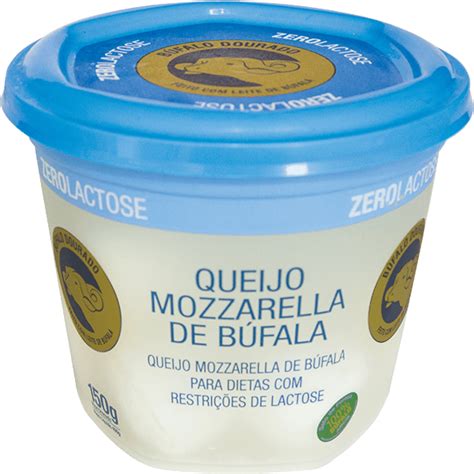 QUEIJO MUSSARELA DE BÚFALA ZERO LACTOSE BÚFALO DOURADO 150G GTIN EAN