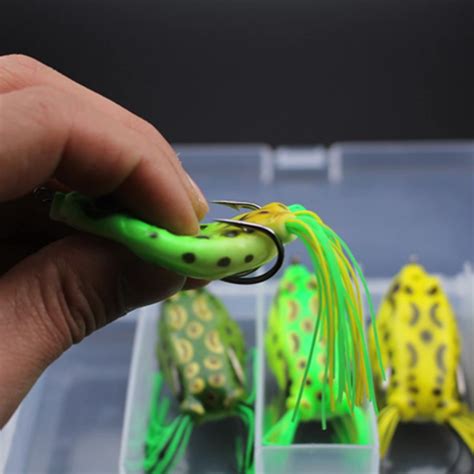 5 PCS Large Frog Topwater Soft Fishing Frogs Lure Bait Bass 1 2 Oz 2 3