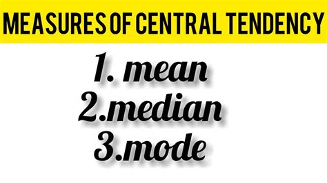 Measures Of Central Tendency Mean Median Mode Assessment In Education Bed Malayalam Youtube