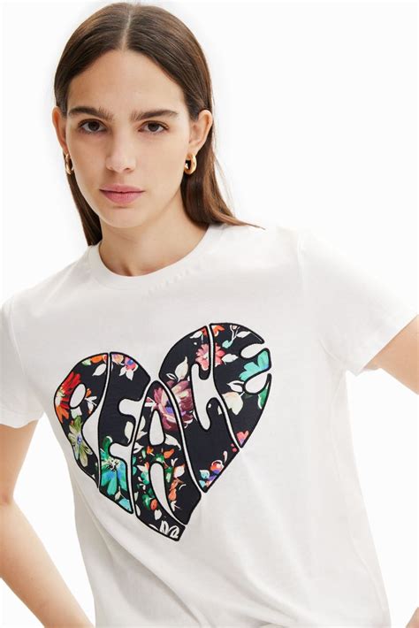 Peace Heart T Shirt Hemd Druck T Shirt Tshirt Bedrucken