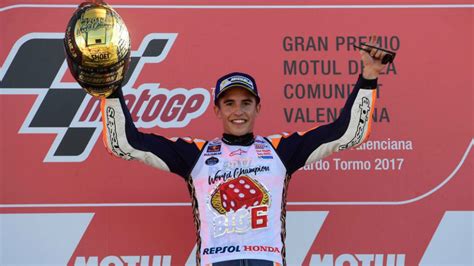 Gp Valencia Motogp 2017 ¡marc Márquez Campeón Del Mundo De Motogp Por Cuarta Vez