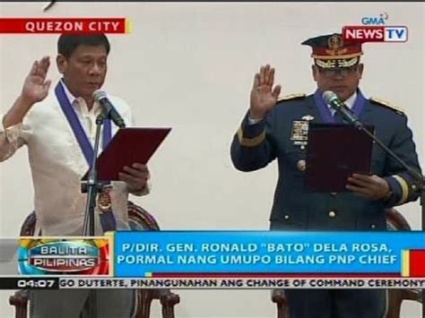 P Dir Gen Ronald Bato Dela Rosa Pormal Nang Umupo Bilang PNP Chief